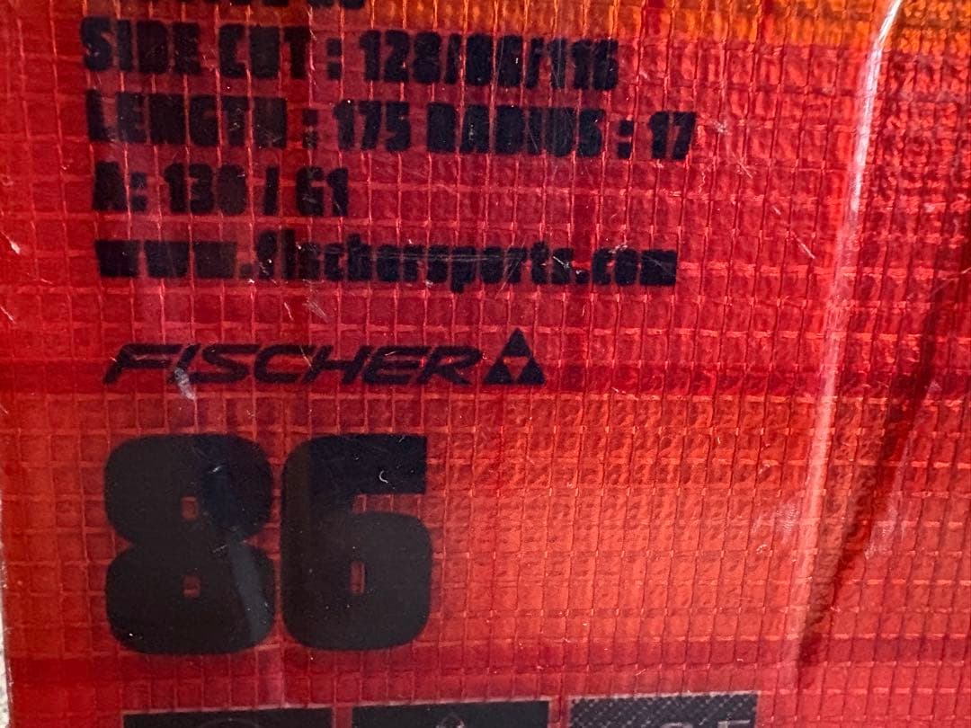 フィッシャー　スキー板　motive86 175センチ　ビンディング付き