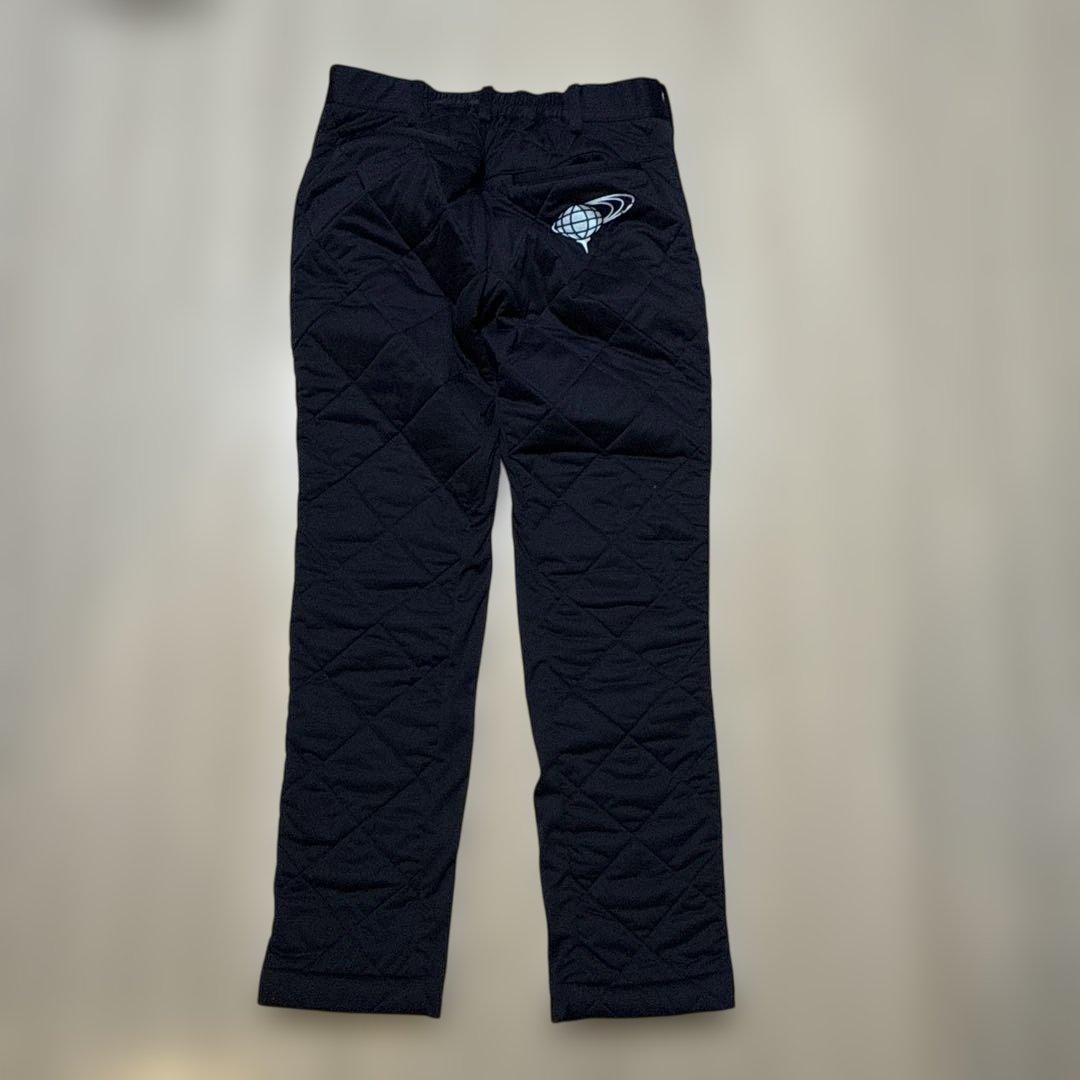 BEAMS GOLF ネイビー　キルティングパンツ S