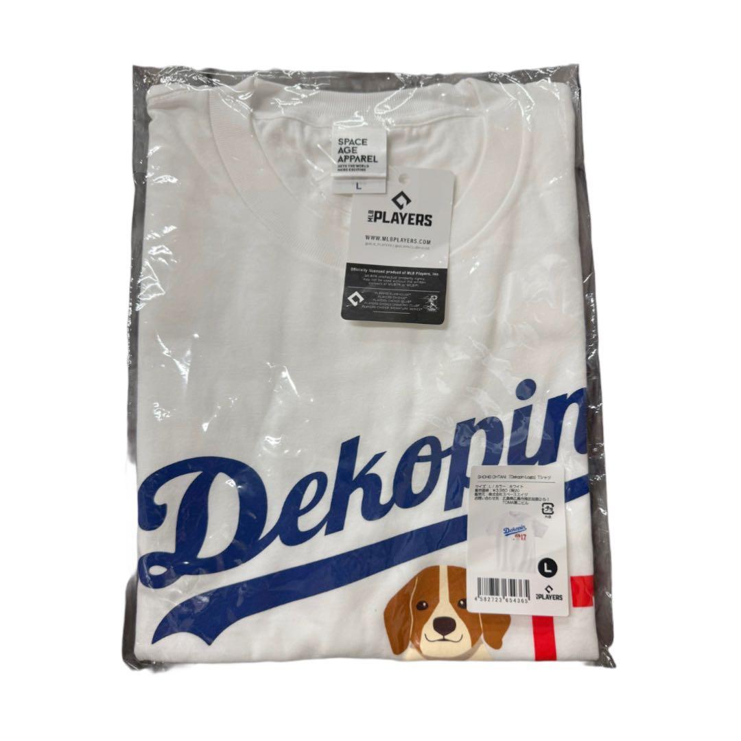 新品　MLB公式 大谷翔平 デコピンTシャツ L ドジャース