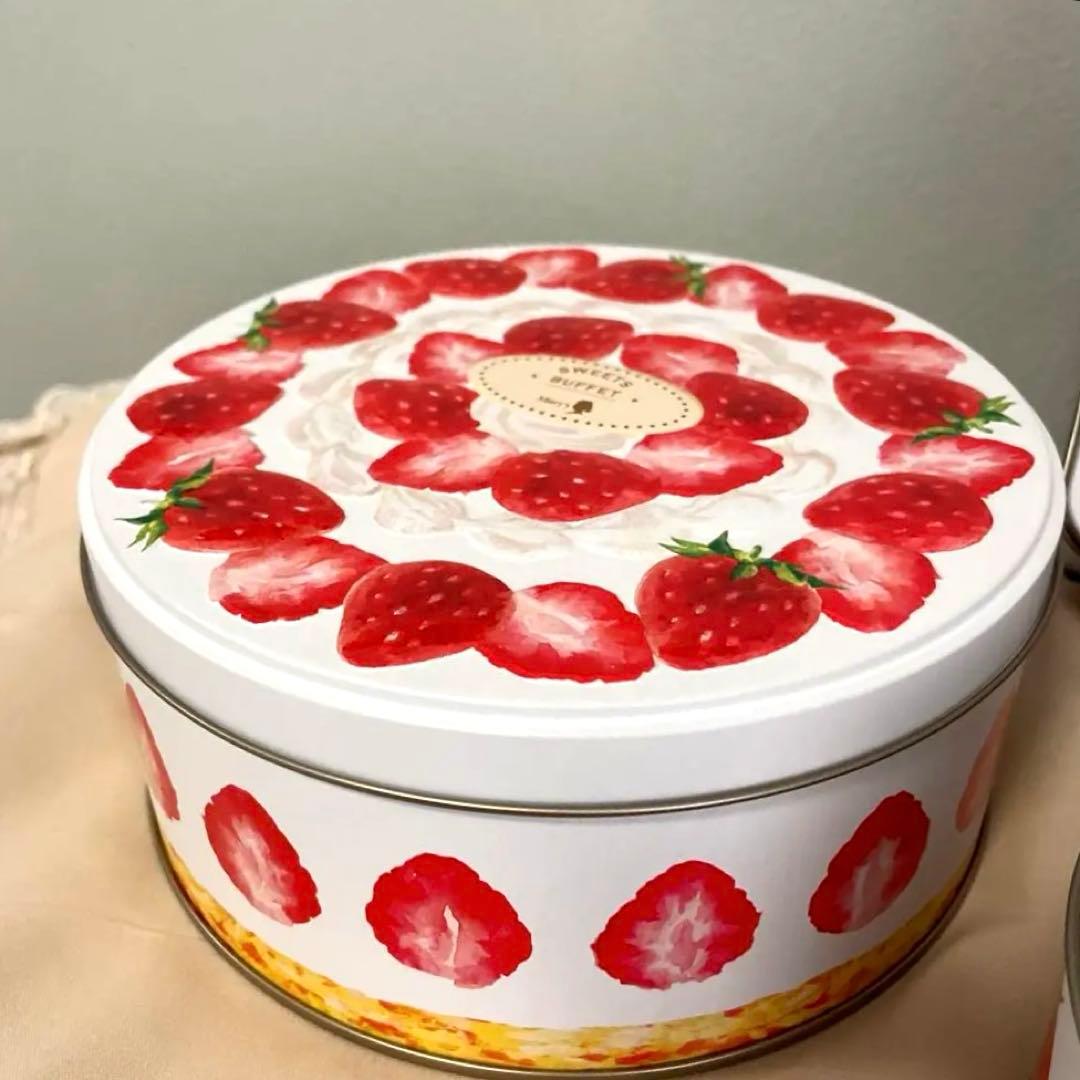 新品 メリーチョコレート スイーツビュッフェ 缶 4点 セット お菓子無し