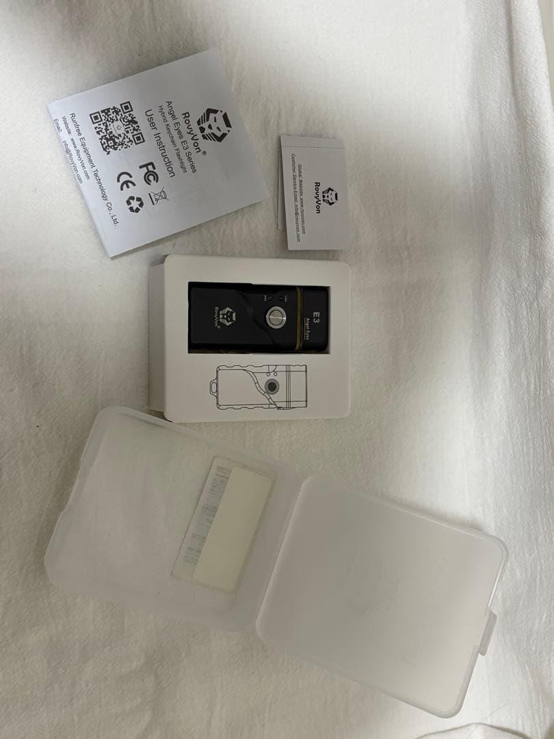 RovyVon E3 懐中電灯 ブラック 説明書 ケース付き