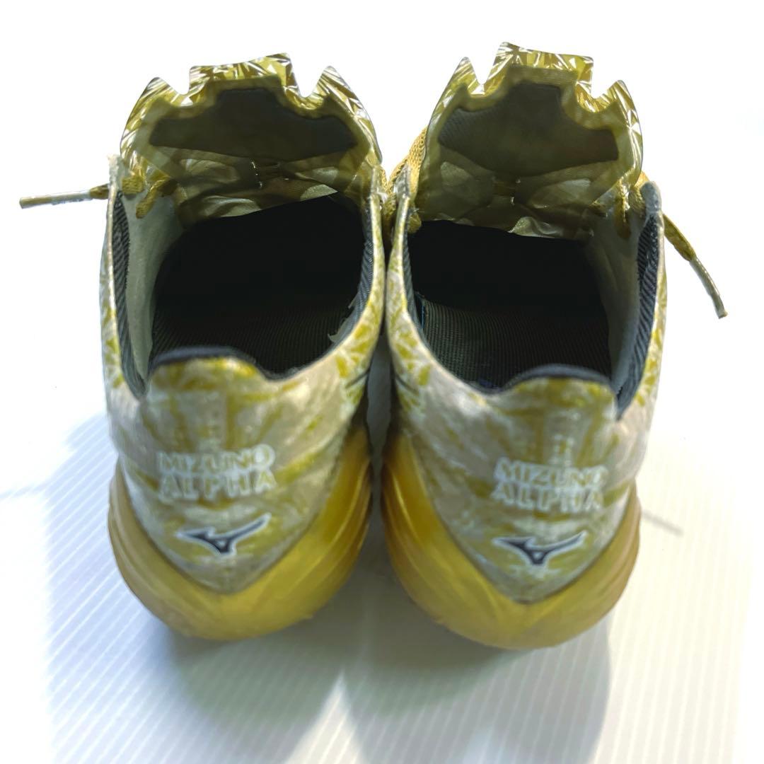 Mizuno Alpha Japan サッカーシューズ ゴールド/ホワイト