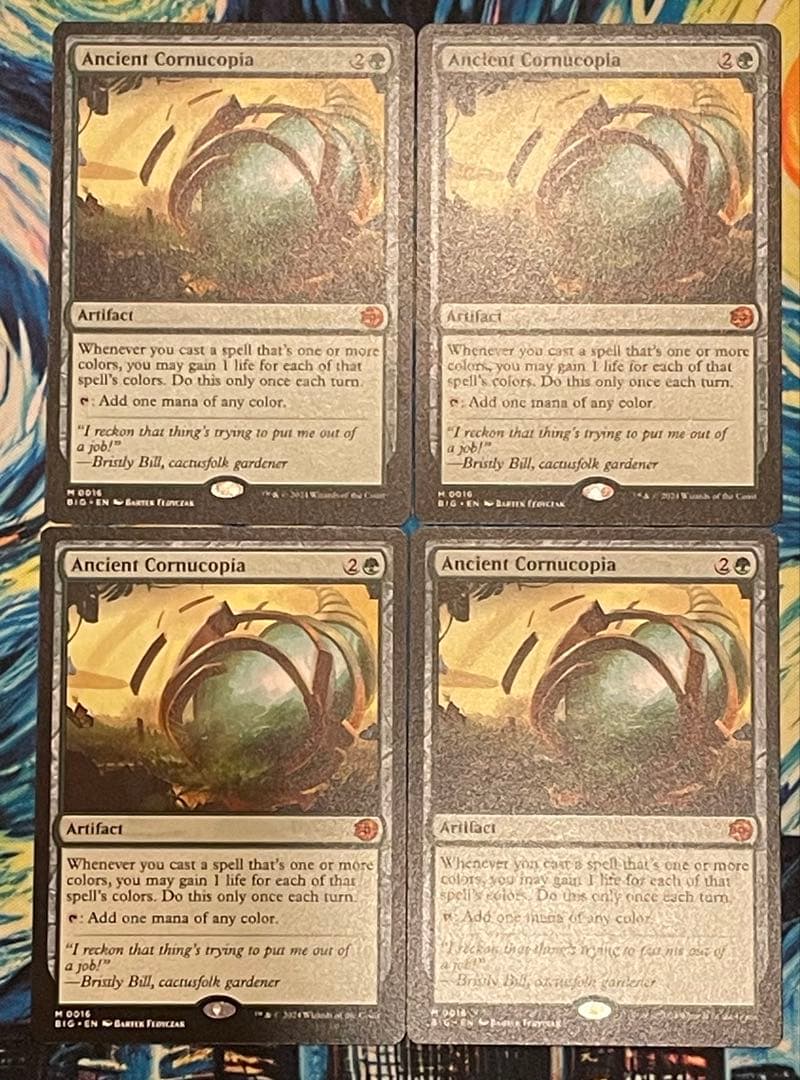 mtg 古のヤギ角 英語 通常版 4枚セット