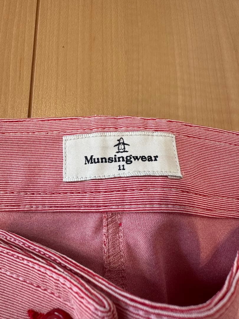 MSW レディース ゴルフパンツ ピンク　七分丈　スポーツ　マンシングウェア