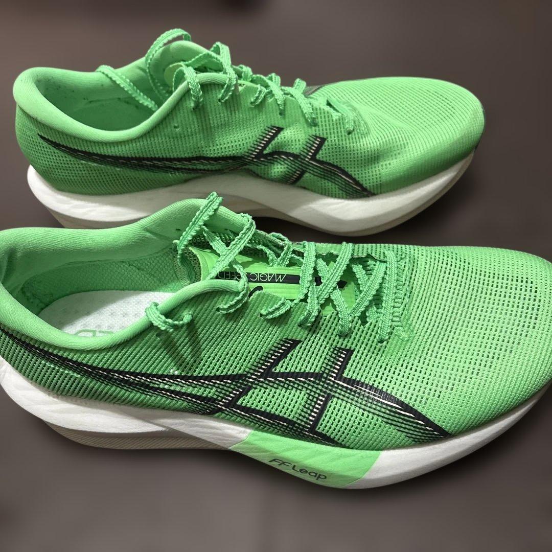 C*S様 asics マジックスピード5 グリーン　27.5cm