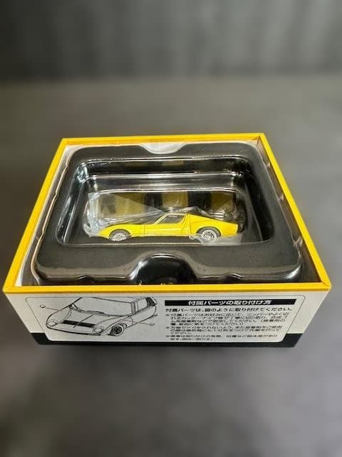 【未開封・TOMYTEC】TLV ランボルギーニ ミウラ SV（黄）