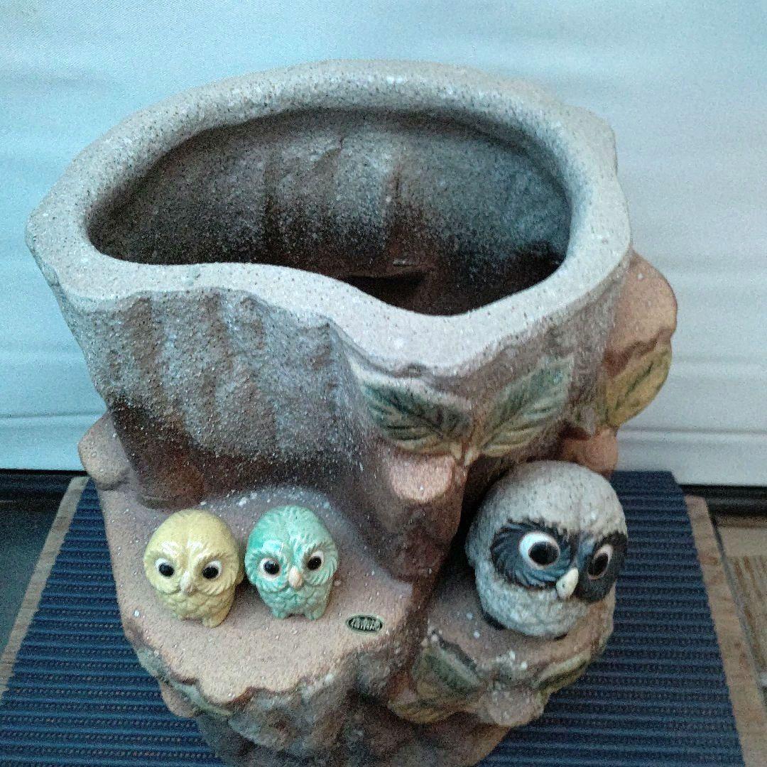 40 森のフクロウさん達大きな傘立て0