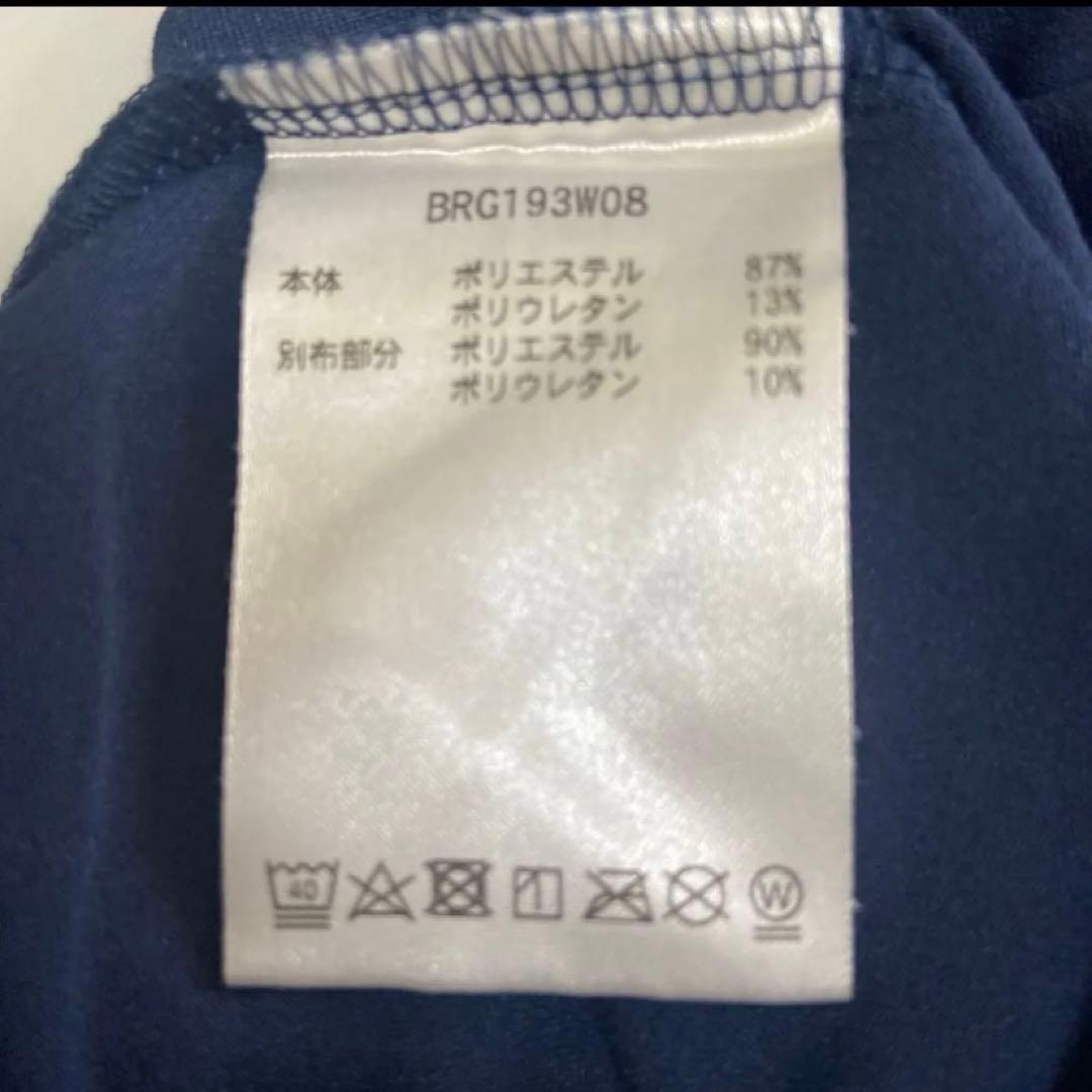 briefing golf 紺レディースポロシャツ
