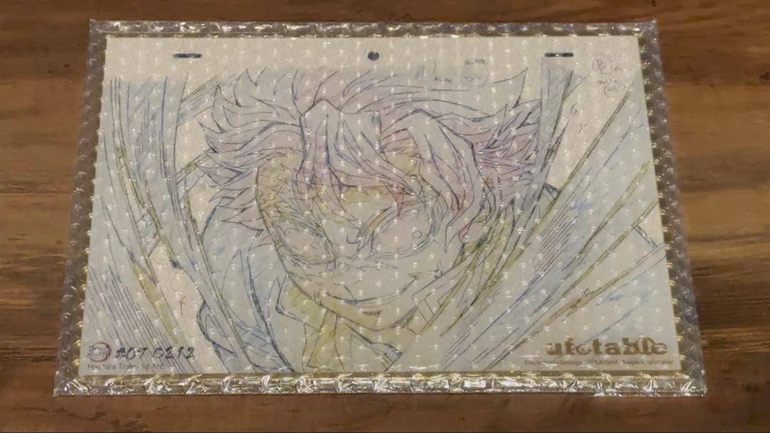 鬼滅の刃　不死川実弥　アクリル原画色紙　A4