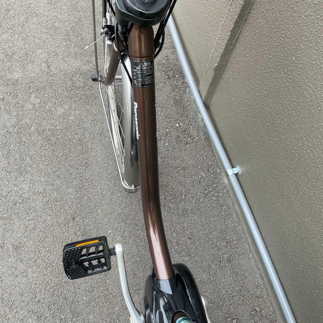 パナソニック電動アシスト自転車ブラウン
