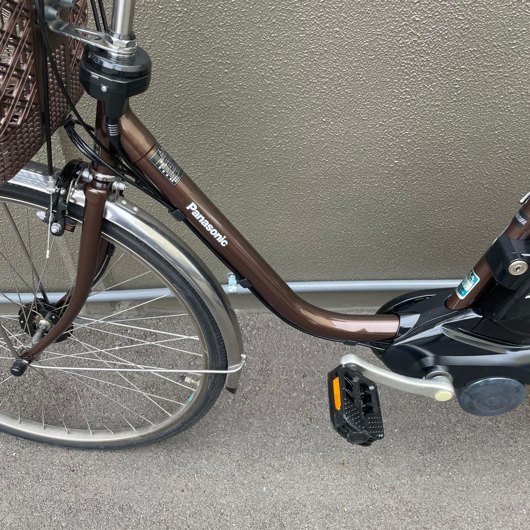 パナソニック電動アシスト自転車ブラウン
