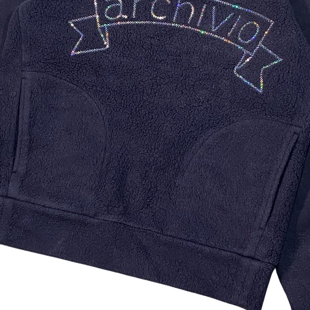 ARCHIVIO アルチビオ 長袖 モックネック シャツ 36 ネイビー ゴルフ