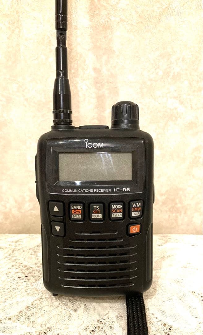 icomトランシーバー icomレシーバーIC-R スタンド充電器　アンテナ