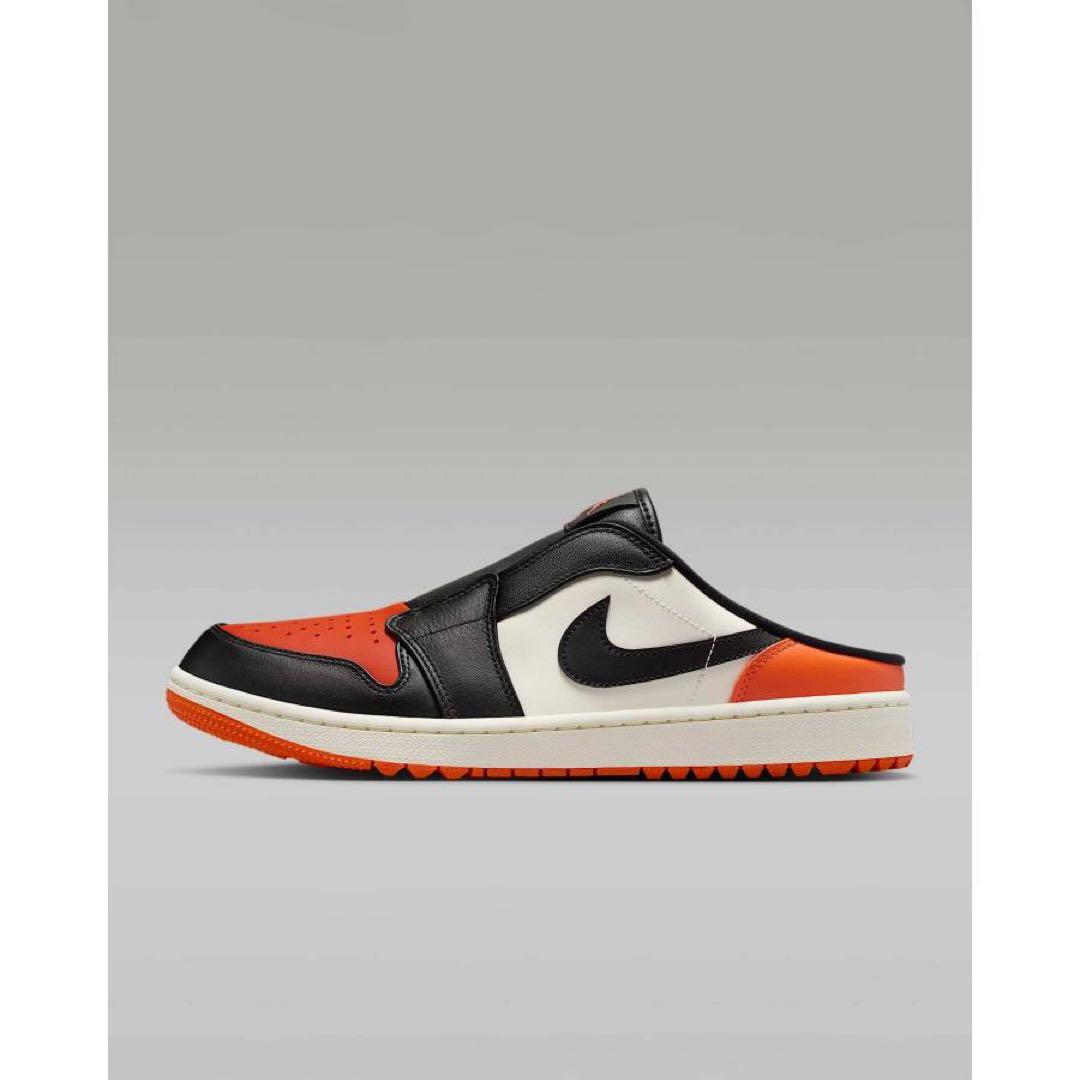 AIR JORDAN MULE エアジョーダン ミュール ゴルフ 橙 26.0