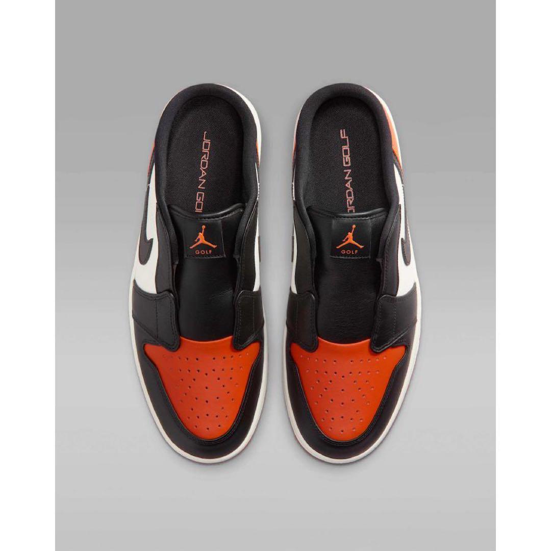 AIR JORDAN MULE エアジョーダン ミュール ゴルフ 橙 26.0