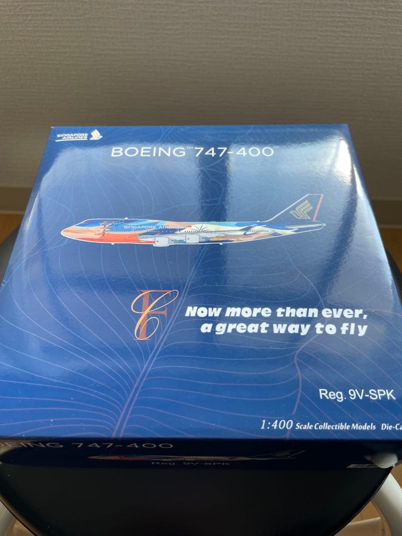 NGmodels 1:400 B747-400 シンガポール航空 9V-SPK