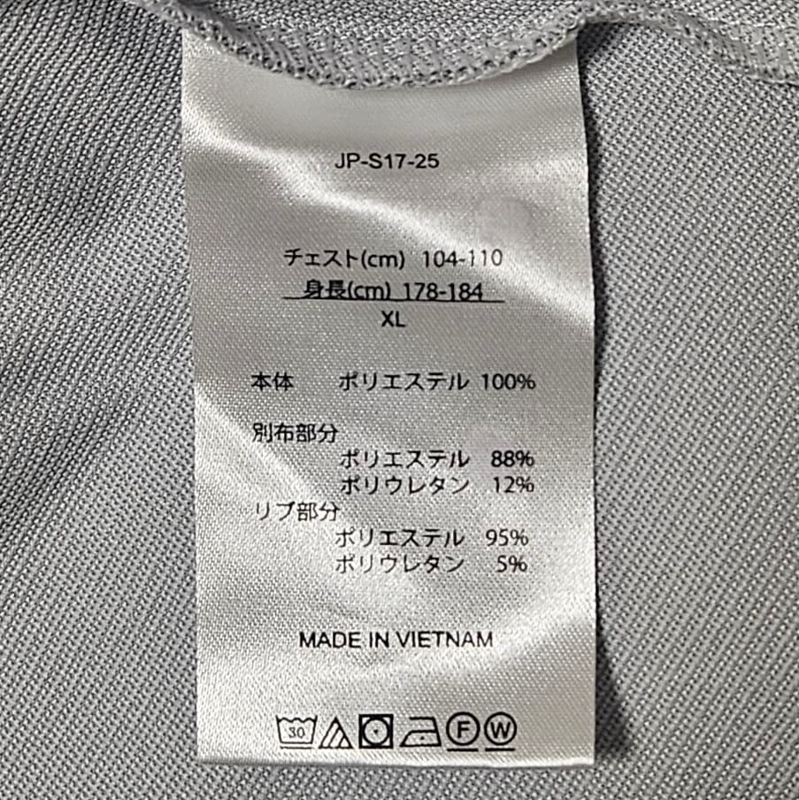 美品 FOOT JOY メンズ ゴルフ ニット パ－カ－ XL グレー×黒