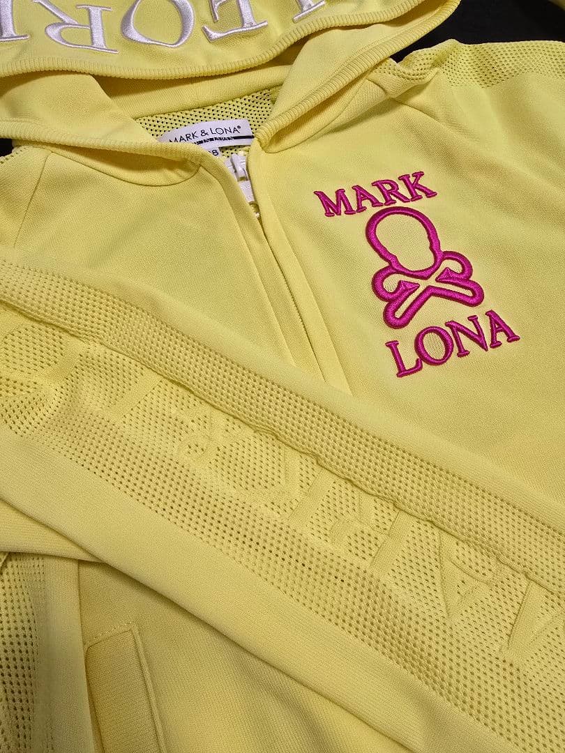 MARK & LONA　ダブルジップ/メッシュパーカー　38