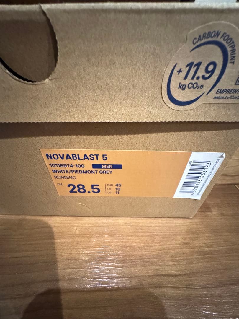 最終価格 アシックスNOVABLAST 5 28.5cm