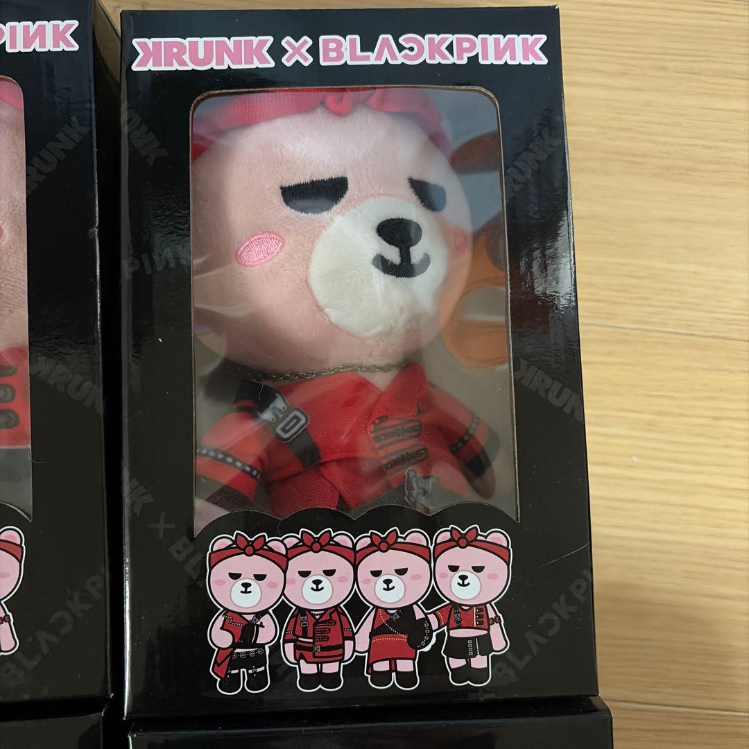 新品未使用KRUNK x BLACKPINK ぬいぐるみ4体セット