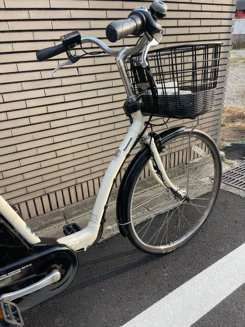 アイボリー パナソニック電動アシスト自転車 シティタイプ26CPTR34