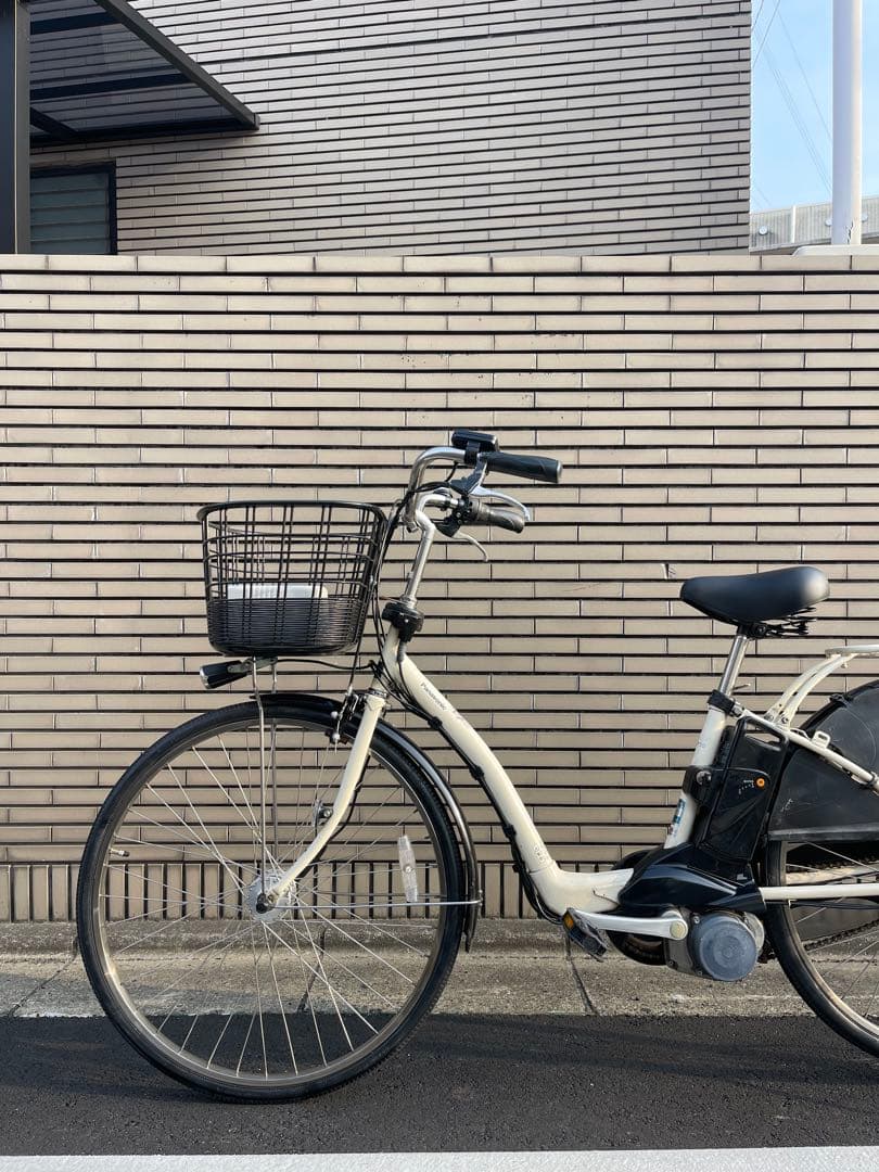 アイボリー パナソニック電動アシスト自転車 シティタイプ26CPTR34
