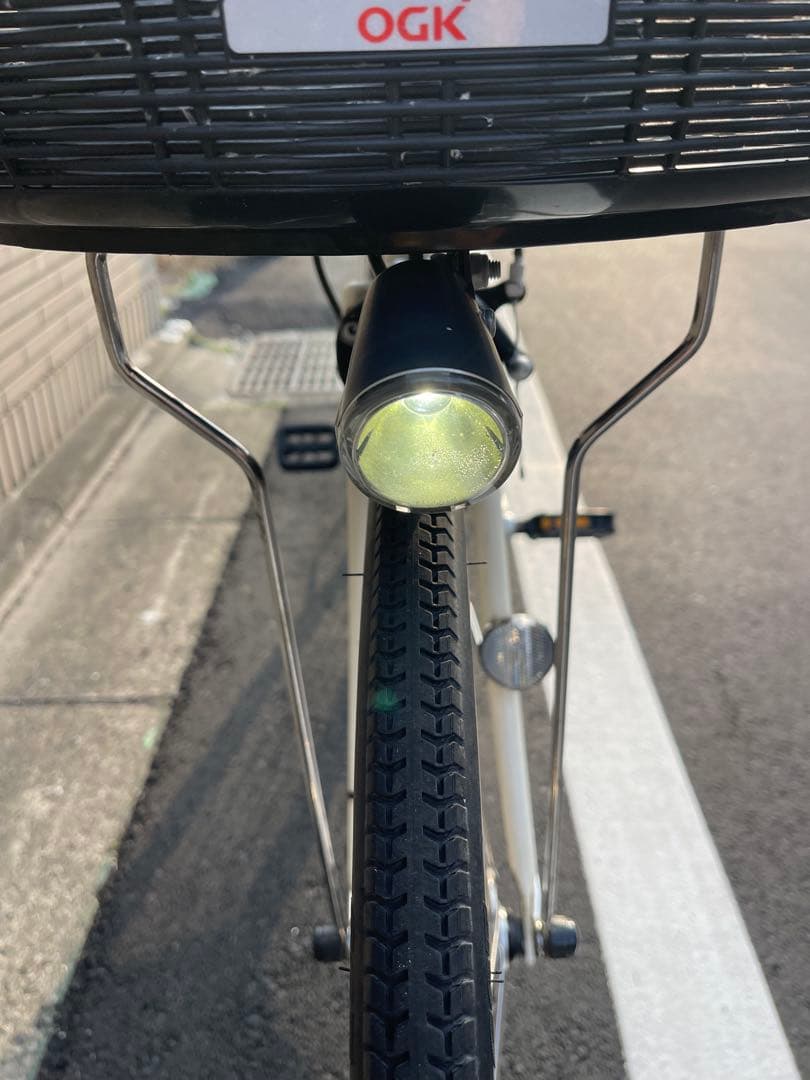 アイボリー パナソニック電動アシスト自転車 シティタイプ26CPTR34