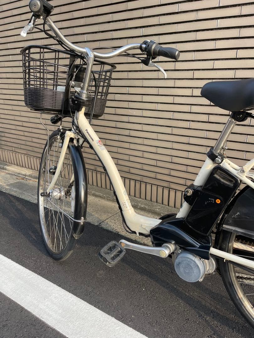 アイボリー パナソニック電動アシスト自転車 シティタイプ26CPTR34