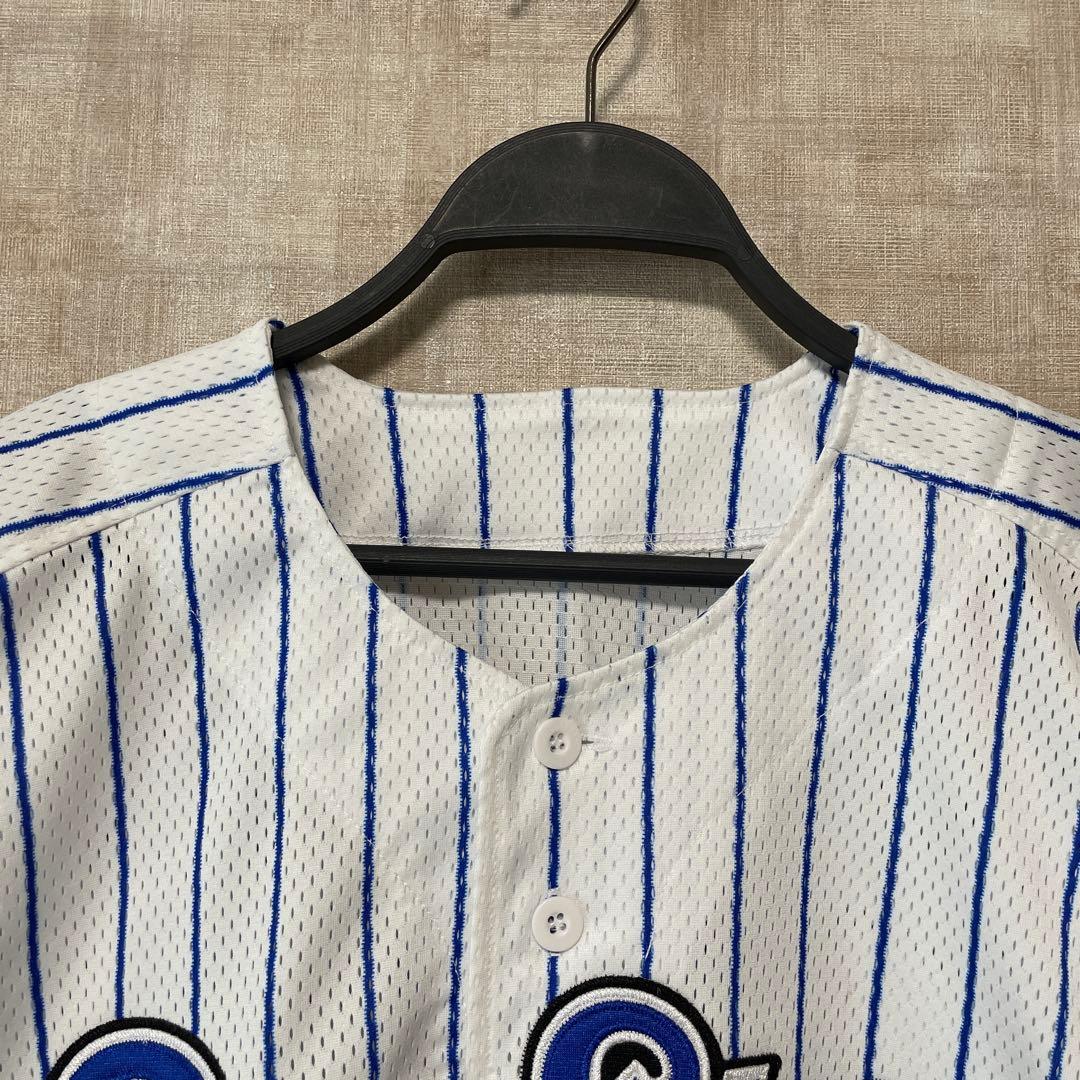 【BAYSTARS】横浜ベイスターズ　レプリカ　刺繍 ユニフォーム　背番号無しL