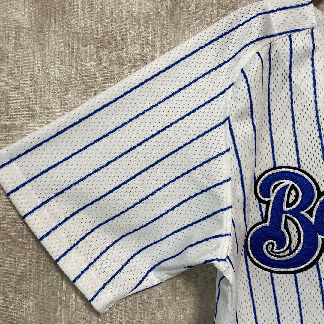【BAYSTARS】横浜ベイスターズ　レプリカ　刺繍 ユニフォーム　背番号無しL