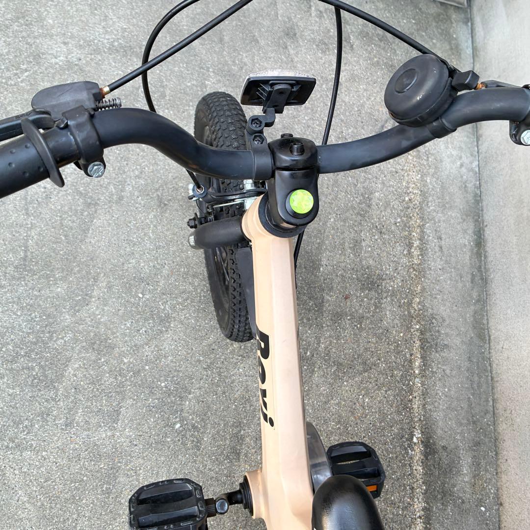 Ravi クッキーキッズ　自転車 14 カーキ 子供用 Eizer 軽量