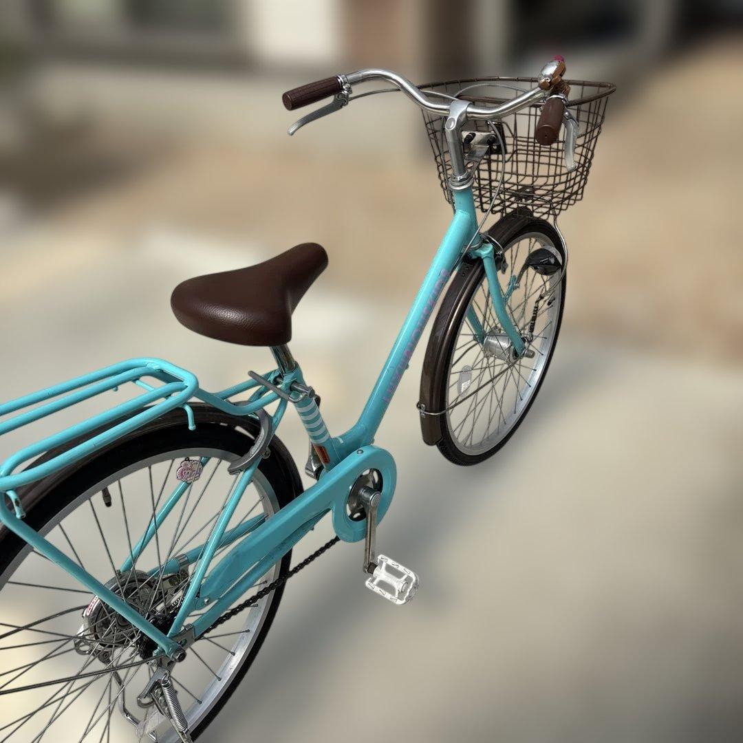 LUXURIOUSKIDS シティサイクル アクアブルー