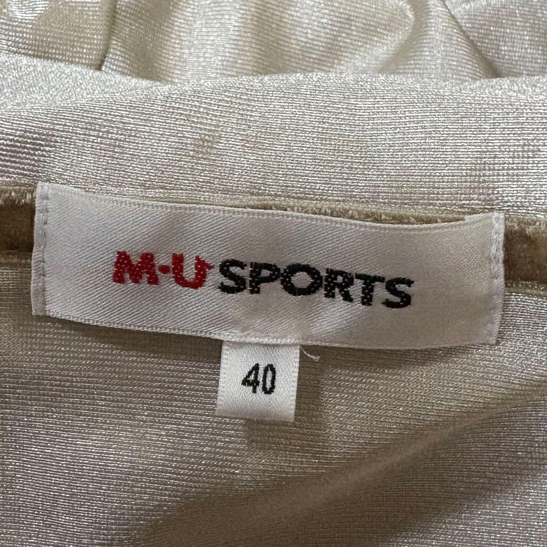 M•USPORTS ベロアパーカー