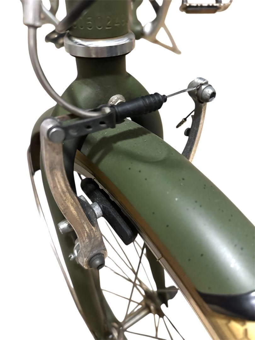 引き取り限定　ミニベロ マットグリーンSCH206