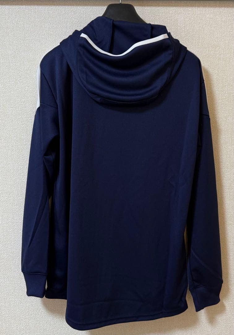 新品タグ付UNDERARMOURサイドラインジャケットXLネイビーUNISEX