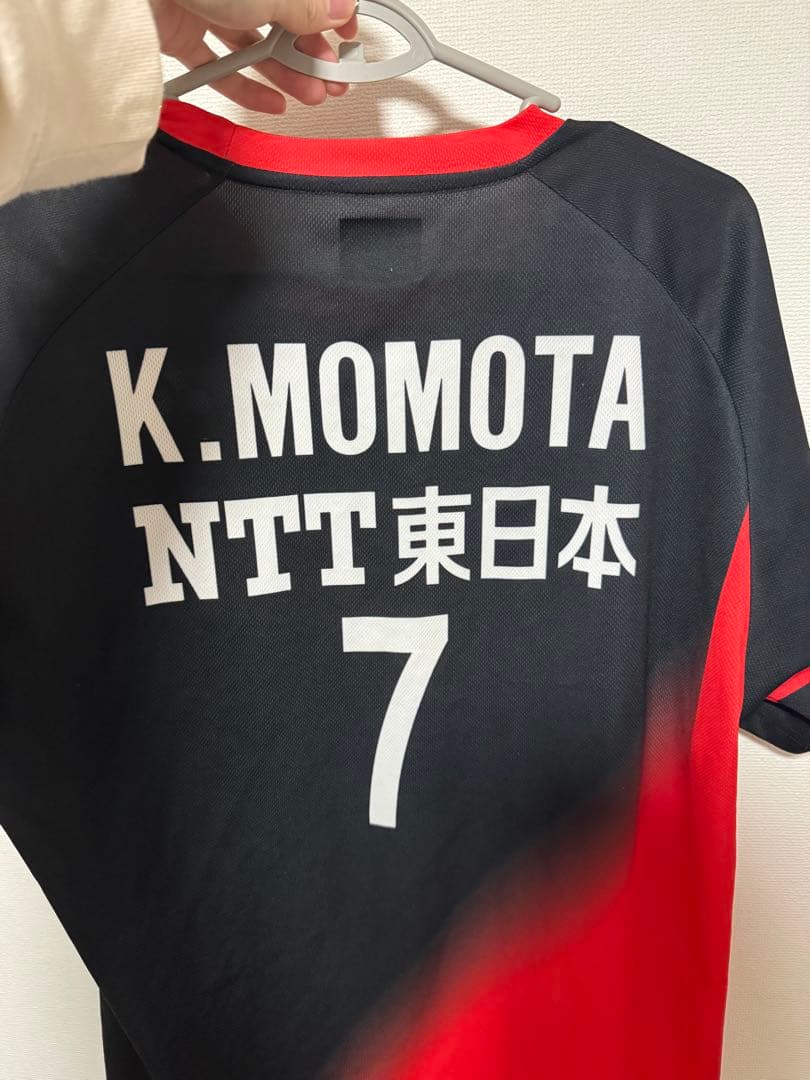 ヨネックスシャツ　NTT EAST 桃田賢斗