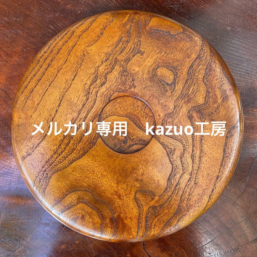 桑の木の薄型おぼん　茶器　茶道具　　木工品　ハンドメイド