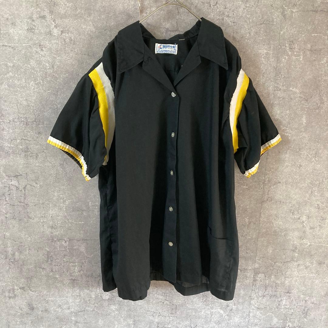 80sHILTON USA製 HOWIE'S HONEYボウリングシャツMサイズ