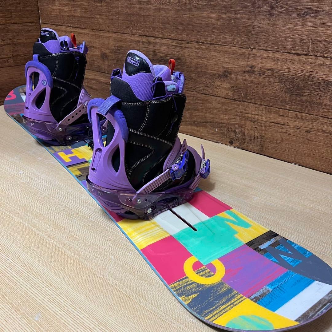 美品　BURTON バートン　初心者オススメ　レディース　スノーボード４点セット