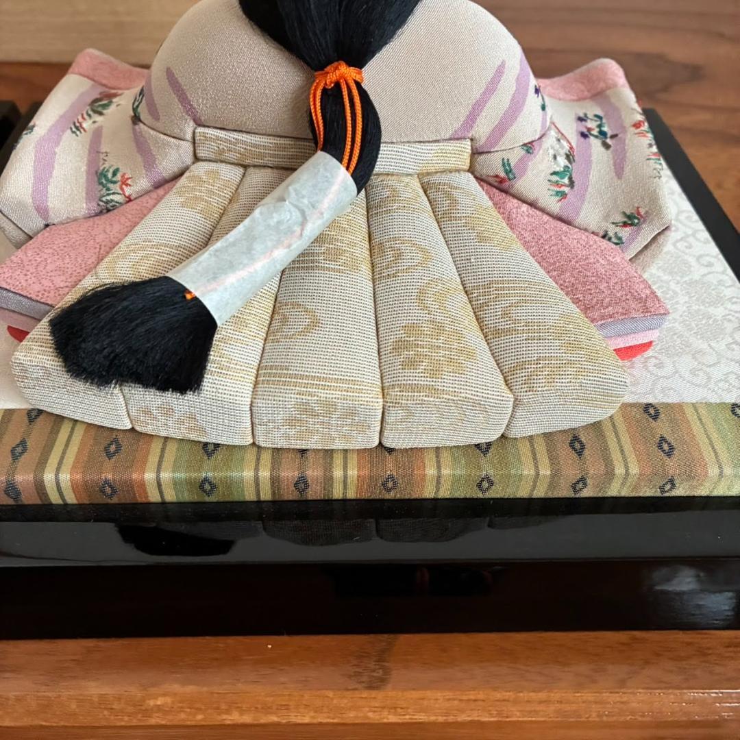 きめこみ賀茂雛　雛人形セット 親王飾り
