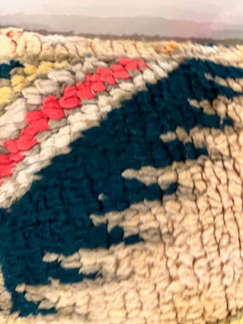 vintage floor cushion　グリーンベージュ