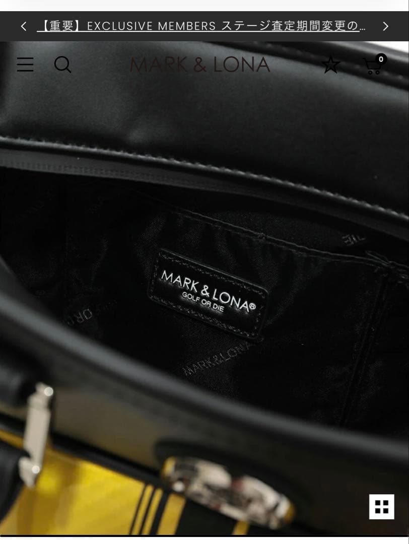【完売品】MARK&LONA マークアンドロナ バッグ ホワイト