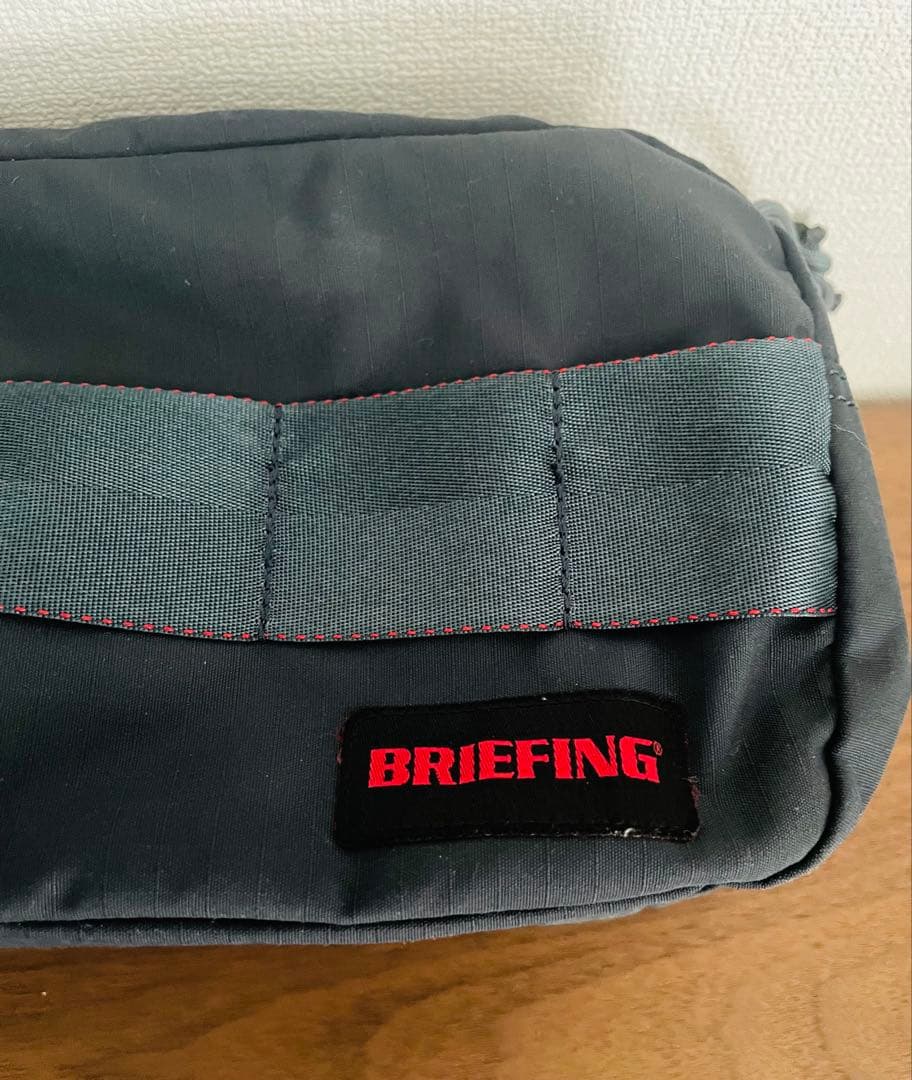 ブリーフィング BRIEFING ダブルジップポーチ