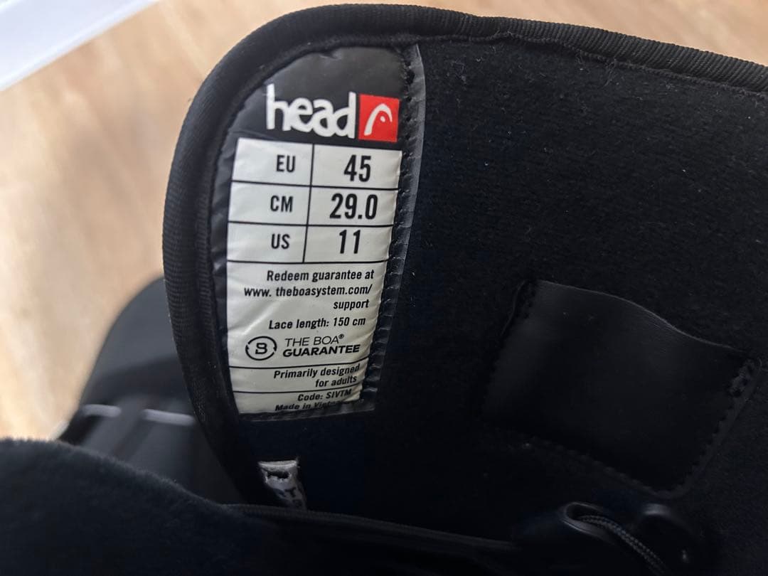HEAD スノーボードブーツ カラーブラック29.0cm