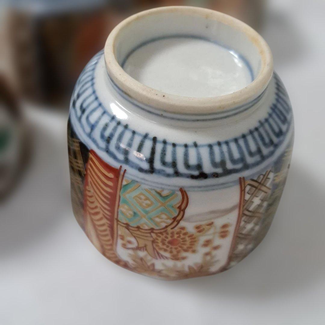 古伊万里　染付け　蕎麦猪口　5点