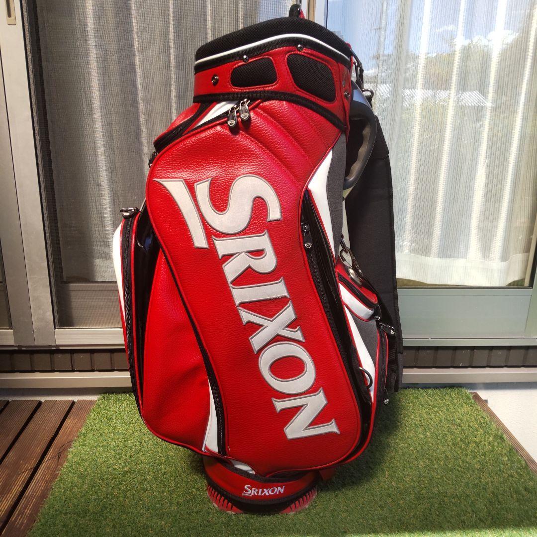 Srixon 赤 キャディバッグ フード付き