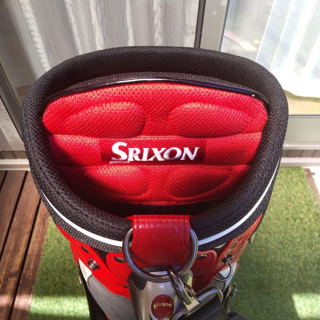 Srixon 赤 キャディバッグ フード付き