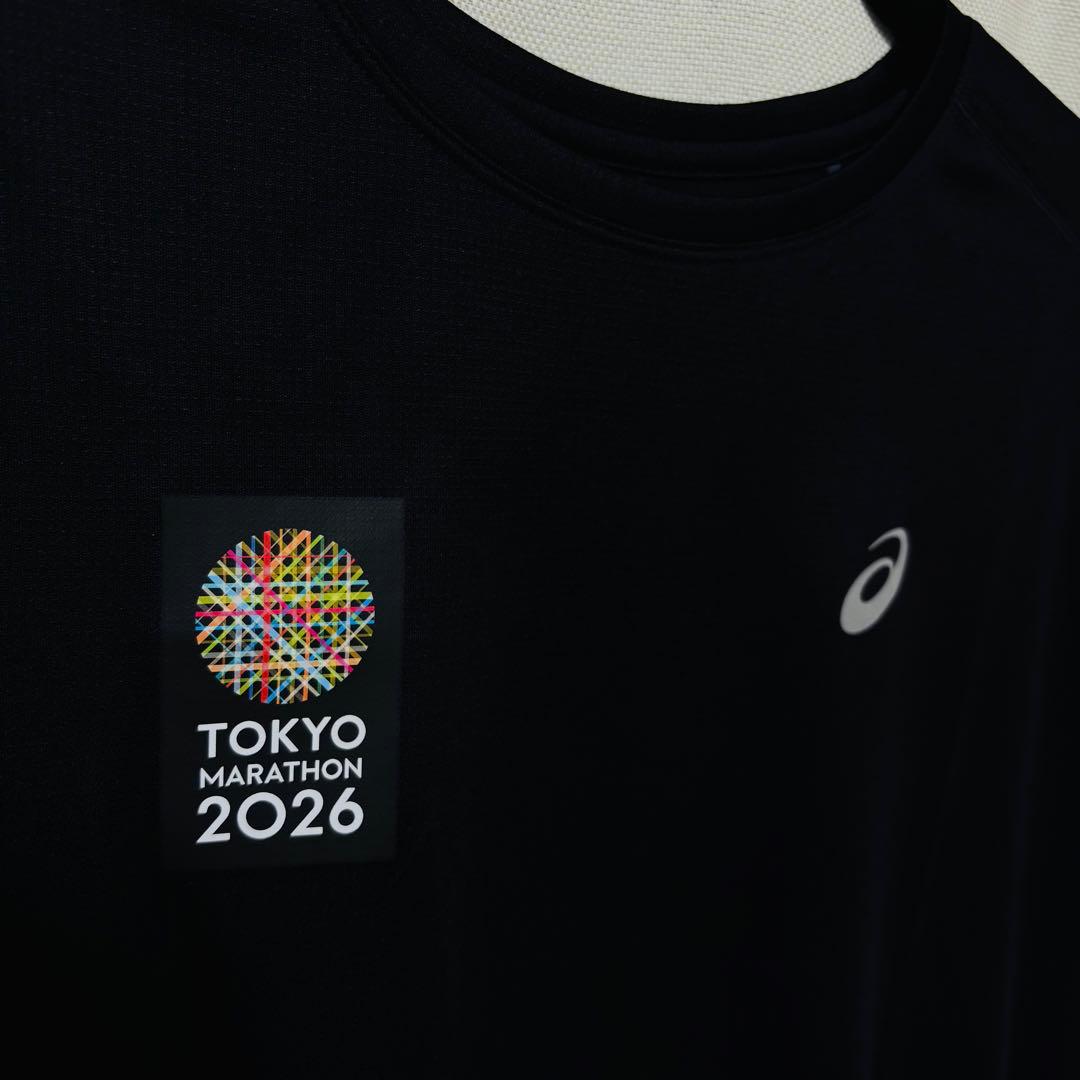 東京マラソン2026 フィニッシャーTシャツ アシックス 陸上用シャツ