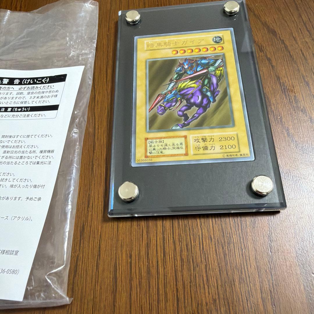遊戯王 暗黒騎士ガイア ステンレス YCSJ上位入賞 1枚