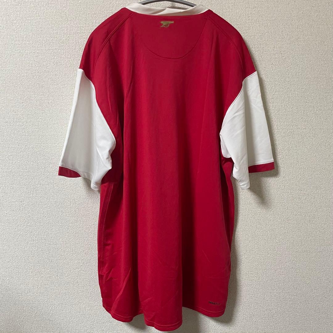 ナイキ　アーセナル　ユニフォーム　ガナーズ　プレミアリーグ　背番号なし　赤　XL